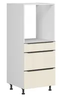 BRW Кухонный шкаф для духовки Sole L6 60 см с ящиками магнолия жемчуг, альпийский белый/жемчуг магнолии FM_DPS_60/143_2SMB/SMB-BAL/MAPE фото thumb №2
