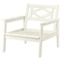 IKEA BONDHOLMEN БОНДХОЛЬМЕН, крісло, вуличне, білий/бежевий 605.581.61 фото thumb №1