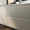 IKEA UPPLÖV УППЛЕВ, фронтальна панель шухляди, Матовий темно-бежевий, 80x10 см 304.704.95 фото thumb №2