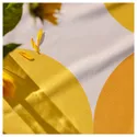 IKEA BRÖGGAN БРЁГГАН, скатерть, точечный рисунок белый / желтый, 145x320 см 605.707.14 фото thumb №4