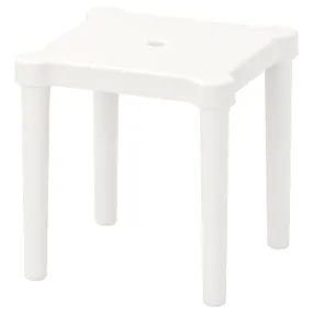 IKEA UTTER УТТЕР, табурет детский, внутренний/наружный/белый 503.577.85 фото