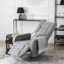 Поворотне масажне крісло MEBEL ELITE SPIKE 2, тканина: Сірий фото thumb №3