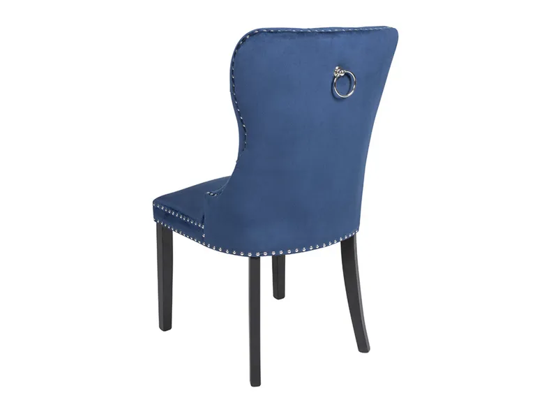 BRW Мягкое кресло Charlot темно-синий велюр SJ80_49-GRANAT фото №4