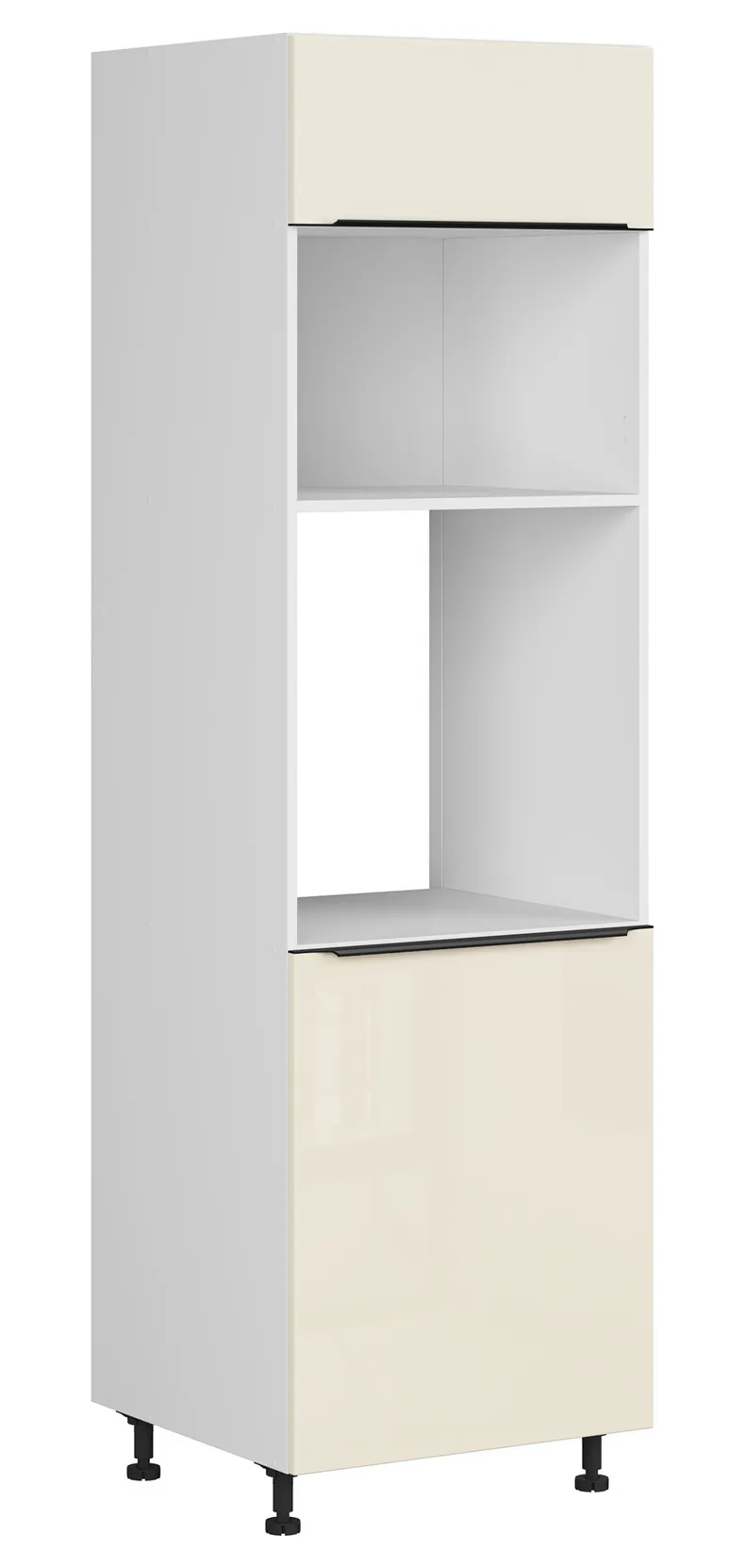 BRW Sole L6 60 см левосторонний кухонный шкаф магнолия жемчуг, альпийский белый/жемчуг магнолии FM_DPS_60/207_L/O-BAL/MAPE фото №2
