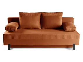 BRW Тримісний диван-ліжко розкладний оксамитовий BRW MAGIC, помаранчевий SO3-MAGIC-LX_3DL_TRINITY_25 фото
