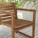 IKEA NÄMMARÖ НЭММАРЁ, садовое кресло, светло-коричневое пятно 905.111.05 фото thumb №4