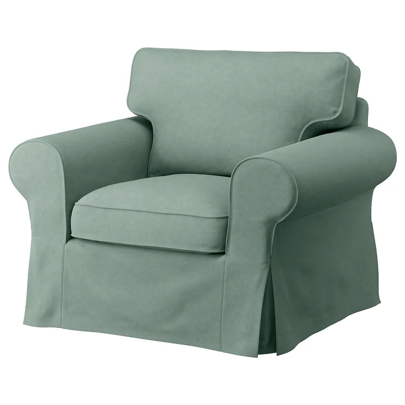 IKEA EKTORP ЭКТОРП, кресло, Талмира светло-зеленая 994.305.05 фото №1