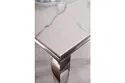 Стол обеденный SIGNAL PRINCE Ceramic, белый мрамор / хром 90x180 фото thumb №9