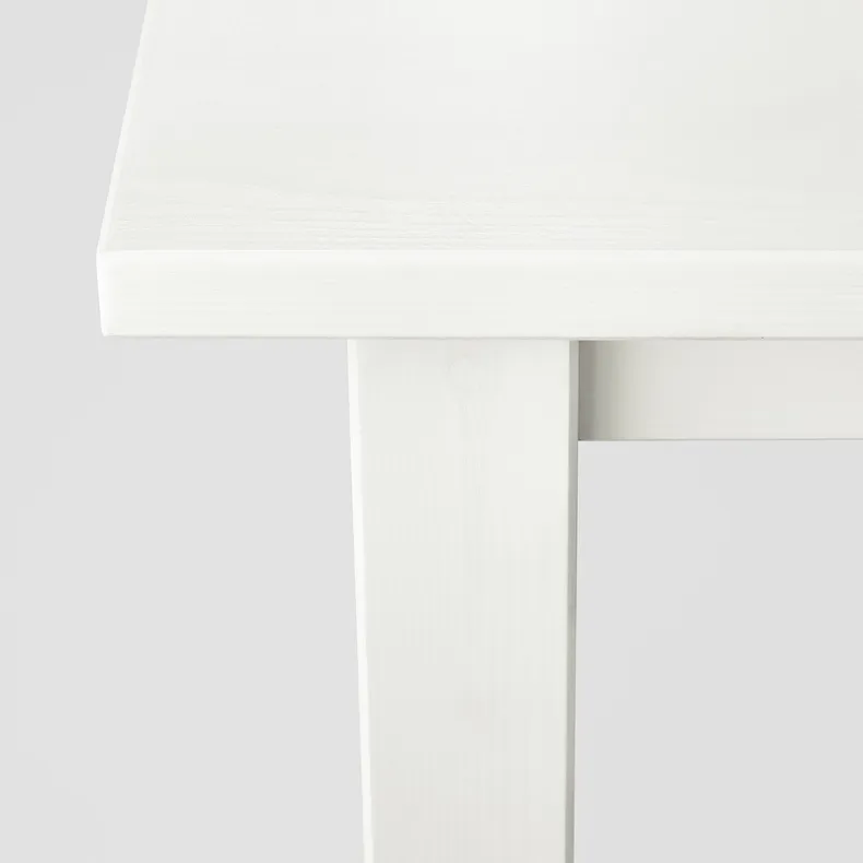 IKEA HEMNES ХЕМНЭС, журнальный стол, белая морилка, 90x90 см 101.762.87 фото №3
