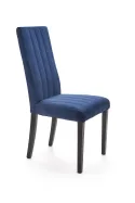 Кухонный стул HALMAR DIEGO 2 черный/темно-синий фото thumb №4