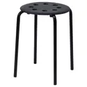 IKEA MARIUS МАРИУС, табурет, черный, 45 см 101.356.59 фото thumb №1