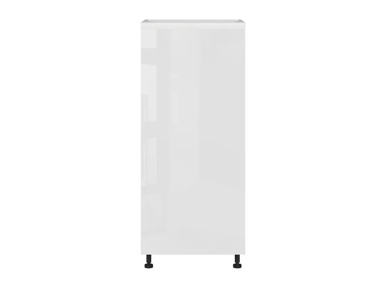 BRW Кухонный шкаф для встроенного холодильника Sole 60 см левый белый глянец, альпийский белый/глянцевый белый FH_DL_60/143_L-BAL/BIP фото №1