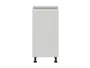 BRW Базовый шкаф для кухни Sole 40 см правый светло-серый глянец, альпийский белый/светло-серый глянец FH_D_40/82_P-BAL/XRAL7047 фото