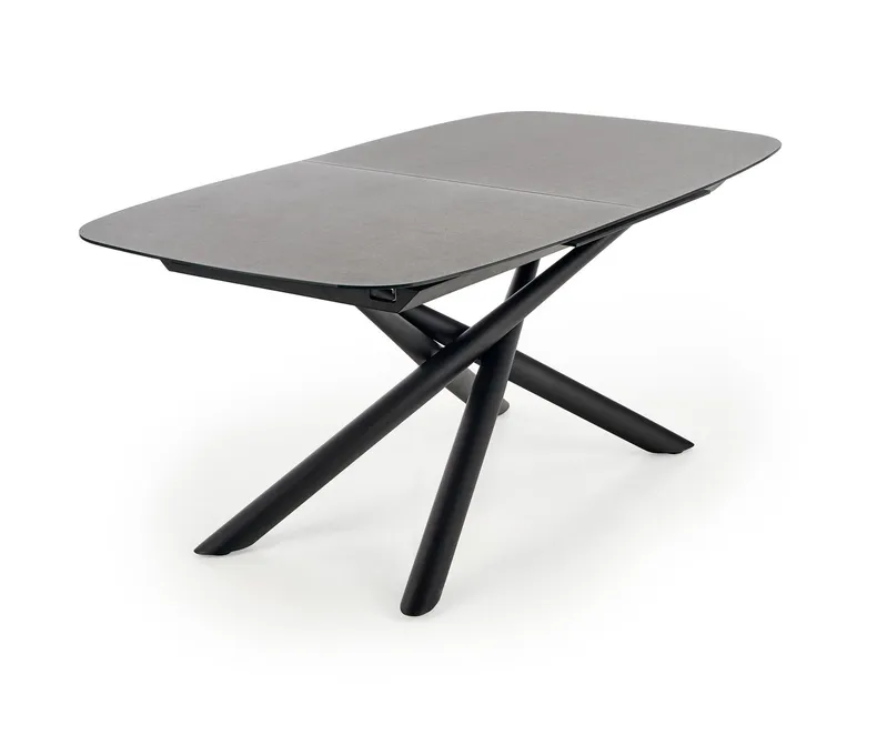 Кухонний стіл розкладний HALMAR CAPELLO 180-240x95 см чорний, сірий фото №16