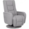Поворотне масажне крісло MEBEL ELITE SPIKE 2, тканина: Сірий фото thumb №7