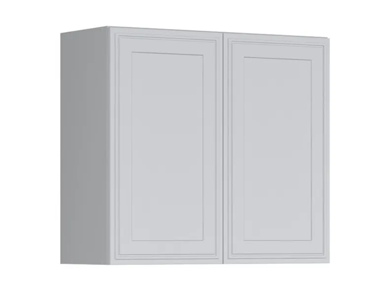 BRW Дводверна кухонна шафа Verdi 80 см світло-сіра матова, гренола сірий/світло-сірий матовий FL_G_80/72_L/P-SZG/JSZM фото №2