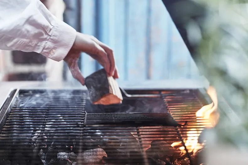 IKEA GRILLSKÄR ГРІЛЛЬШЕР, кухня з мийкою/вугільний грил д/вул, нержавіюча сталь, 258x147 см 994.964.45 фото №6