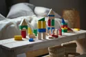 IKEA UNDERHÅLLA УНДЕРХОЛЛА, дерев’яний конструктор, 40 деталей, різнобарвний 005.066.84 фото thumb №6