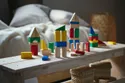 IKEA UNDERHÅLLA УНДЕРХОЛЛА, дерев’яний конструктор, 40 деталей, різнобарвний фото thumb №6