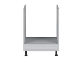 BRW Кухонный шкаф для встроенного духового шкафа Verdi 60 см светло-серый матовый, греноловый серый/светло-серый матовый FL_DP_60/82_K-SZG/JSZM фото