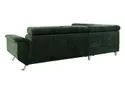 BRW Лівосторонній кутовий диван Rockford зі спальним місцем і ящиком для зберігання синель зелений, Симфонія 11 NA-ROCKFORD-BL_2F-GB_BBEFB1 фото thumb №5