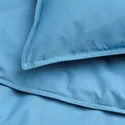 IKEA ÄNGSLILJA ЭНГСЛИЛЬЯ, пододеяльник и наволочка, голубой, 150x200 / 50x60 см 705.687.58 фото thumb №2