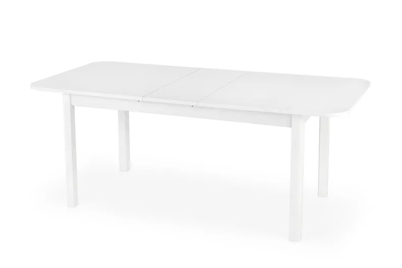 Кухонний стіл розкладний HALMAR FLORIAN 160-228x90 см, стільниця - білий, ніжки - білі фото №3