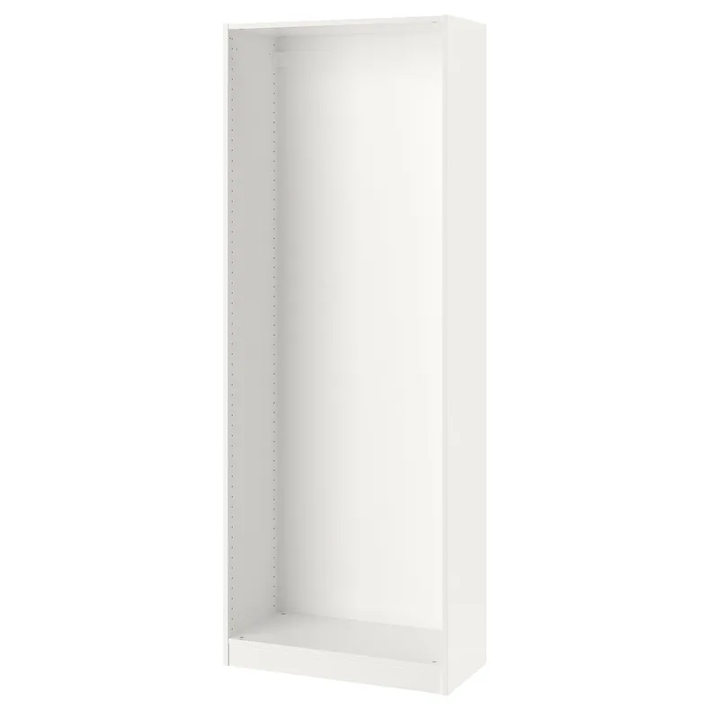 IKEA PAX ПАКС, каркас гардероба, білий, 75x35x201 см 402.119.77 фото №1