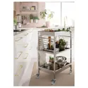 IKEA KUNGSFORS КУНГСФОРС, стіл-візок кухонний, нержавіюча сталь, 60x40 см 803.349.24 фото thumb №7