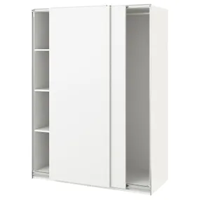 IKEA PAX ПАКС / HASVIK ХАСВИК, гардероб, белый / белый, 150x66x201 см 994.297.57 фото
