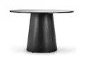 Круглый стол GINTER 120x120 см, черный фото thumb №2