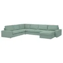 IKEA KIVIK КИВИК, угл диван, 6-местный диван+козетка, Талмира светло-зеленая 794.846.98 фото thumb №1