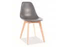 Кухонный пластиковый стул SIGNAL MORIS, черный фото thumb №8