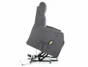 Крісло розкладне з відкидною спинкою SIGNAL LETO Brego, тканина: темно-сірий фото thumb №2