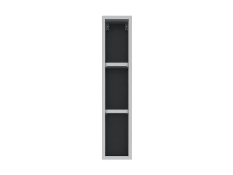 BRW Кухонный шкаф с открытым верхом 15 см серый grenola, гренола серая G_15/72-SZG фото №1