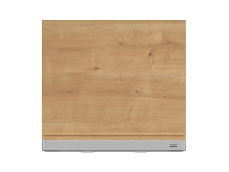 BRW Кухонный верхний шкаф Sole 60 см с вытяжкой дуб арлингтон, альпийский белый/арлингтонский дуб FH_GOO_60/50_O_FL_BRW-BAL/DAANO/IX фото №1