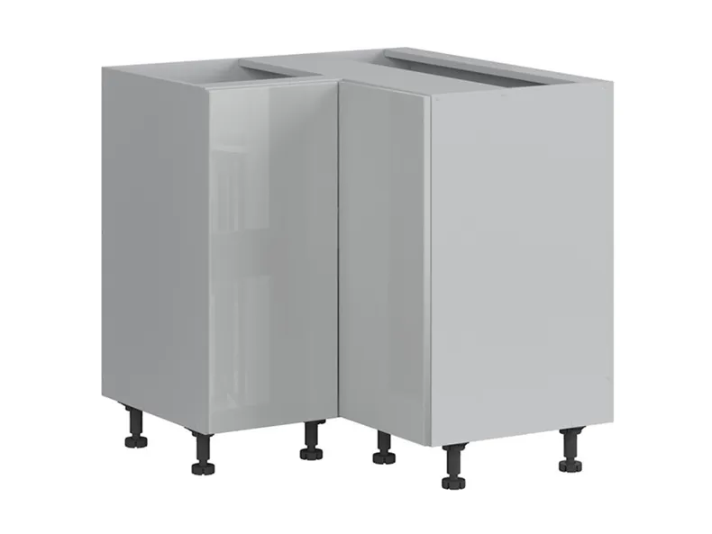 BRW Угловой кухонный шкаф Top Line 90 см серый глянец, серый гранола/серый глянец TV_DNW_90/82_P/L-SZG/SP фото №2