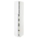 IKEA METOD МЕТОД / MAXIMERA МАКСИМЕРА, высокий шкаф / 2дверцы / 4ящика, белый / Рингхульт белый, 40x60x220 см 794.602.73 фото thumb №1