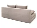 BRW тримісний диван Gapi розкладний з ящиком для зберігання велюровий вельветовий бежевий, Paros 2/Poso 105/Poso 2 SO3-GAPI-LX_3DL-G2_BD5E01 фото thumb №6
