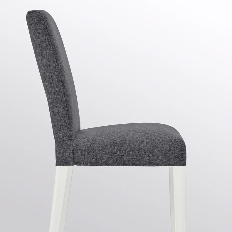 IKEA BERGMUND БЕРГМУНД, стул, белый / средне-серый 094.815.99 фото №6