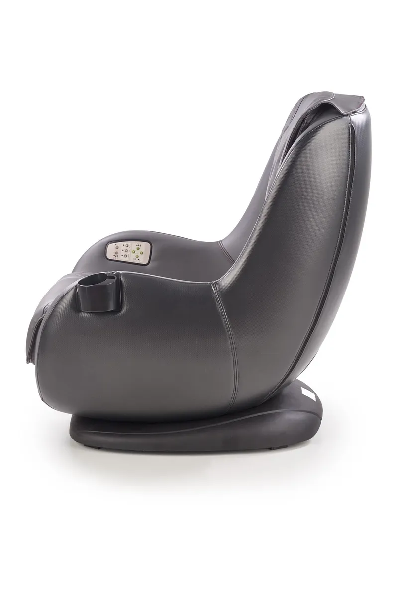 Масажне крісло HALMAR DOPIO екошкіра, сірий фото №5