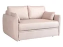 BRW Двухместный диван-кровать Sevo с ящиком для хранения велюровый бежевый SO2-SEVO-2FBK-G1_BD60D8 фото thumb №3