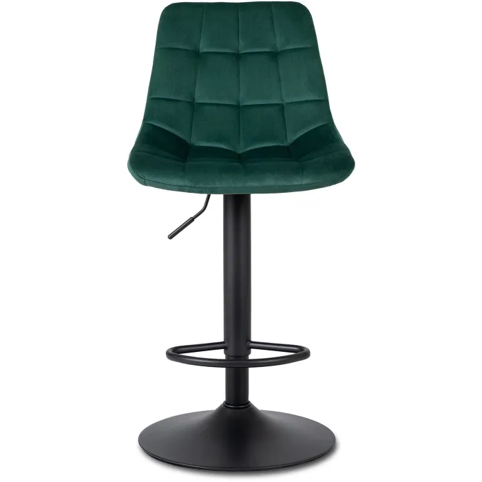 Барный стул бархатный MEBEL ELITE ARCOS 2 Velvet, зеленый фото №7