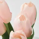IKEA SMYCKA СМЮККА, букет зі штучних квітів, кімнатний / зовнішній / світло-рожевий тюльпан, 35 см 205.717.82 фото thumb №4