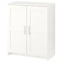 IKEA BRIMNES БРИМНЭС, шкаф с дверями, белый, 78x95 см 403.006.62 фото thumb №1