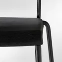 IKEA STIG СТІГ, барний стілець зі спинкою, чорний / чорний, 63 см 304.984.18 фото thumb №7