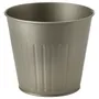 IKEA CITRONMELISS СІТРОНМЕЛІСС, кашпо, внутрішній / зовнішній / сірий, 15 см 305.741.91 фото