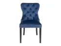 BRW Мягкое кресло Charlot темно-синий велюр SJ80_49-GRANAT фото thumb №2