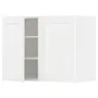 IKEA METOD МЕТОД, навісна шафа з полицями / 2 дверцят, білий Енкопінг / білий імітація дерева, 80x60 см 794.734.64 фото