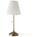 IKEA ÅRSTID ОРСТІД, настільна лампа, латунь/білий 303.213.73 фото thumb №1